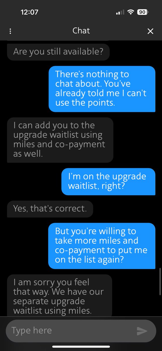 TDavidRobertson's tweet photo. @Delta , please fly to #PGV, I don’t have to try to understand this @AmericanAir logic. https://t.co/67wn2kwskZ