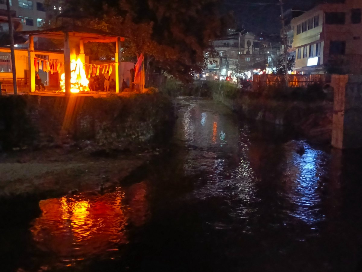 "River of Life" -> #art #artists #photography #photos #streetphotography #nightphotography #painting #landscapes #travel #Nepal #Kathmandu #Hindus #Buddhist #Instagram #Hive #Opensea