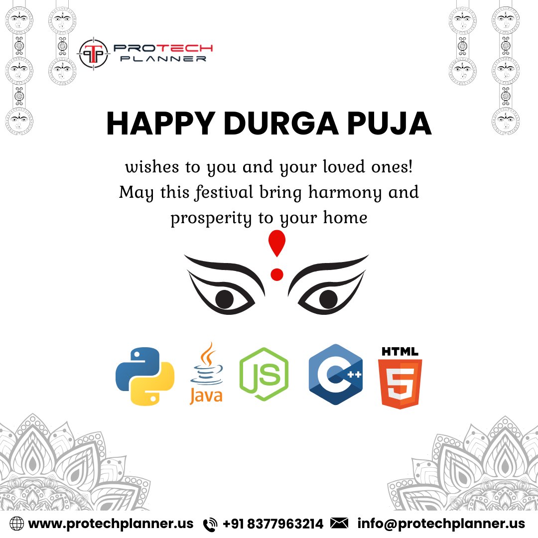 Pro_techDigital's tweet image. Following the steps of Maa Juggling mutiple facets across the Digital Sphere!
HAPPY DURGA PUJA
.
.
.
#DigitalMarketing #DurgaPuja #HappyDurgaPuja #MaaDurga #trending #DurgaPuja2024 #DurgaPujaFestival #websitedesign #softwarecompany #protechplanner