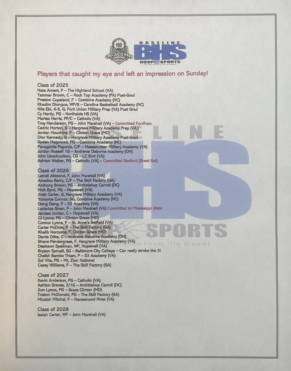 Again want to Thank the Herron brothers <a href="/theCBGLive/">Commonwealth Basketball Group</a> for the hospitality. 

Here’s a list of the players that left an impression on the eyes on Sunday the only day I attended this MEGA /Great event🙏🏾