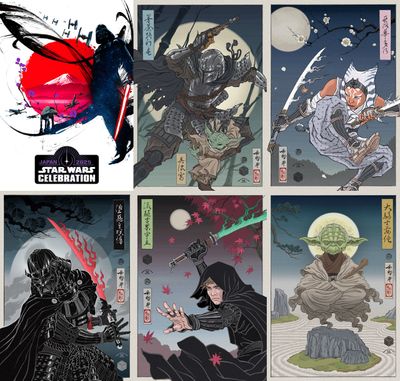 livedoornews's tweet photo. 【日本開催】『スター・ウォーズ セレブレーション』浮世絵バッジアート初公開
https://t.co/bHCYLWxnRf

現代の浮世絵師・TAKUMIが日本人で初めて伝統のバッジ(入場証)アーティストに選出された。キャラの衣装などを日本風に再解釈し、伝統的な日本の衣服などの要素を理想的なバランスで融合させた。 https://t.co/zdUXBkFA1p