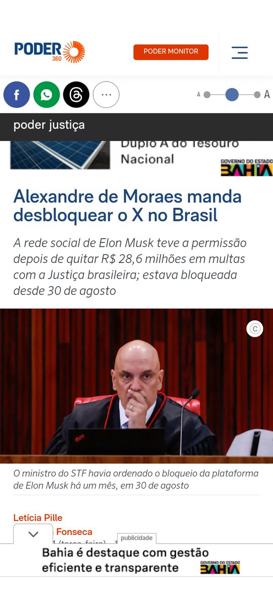 O twitter voltou agorinha!