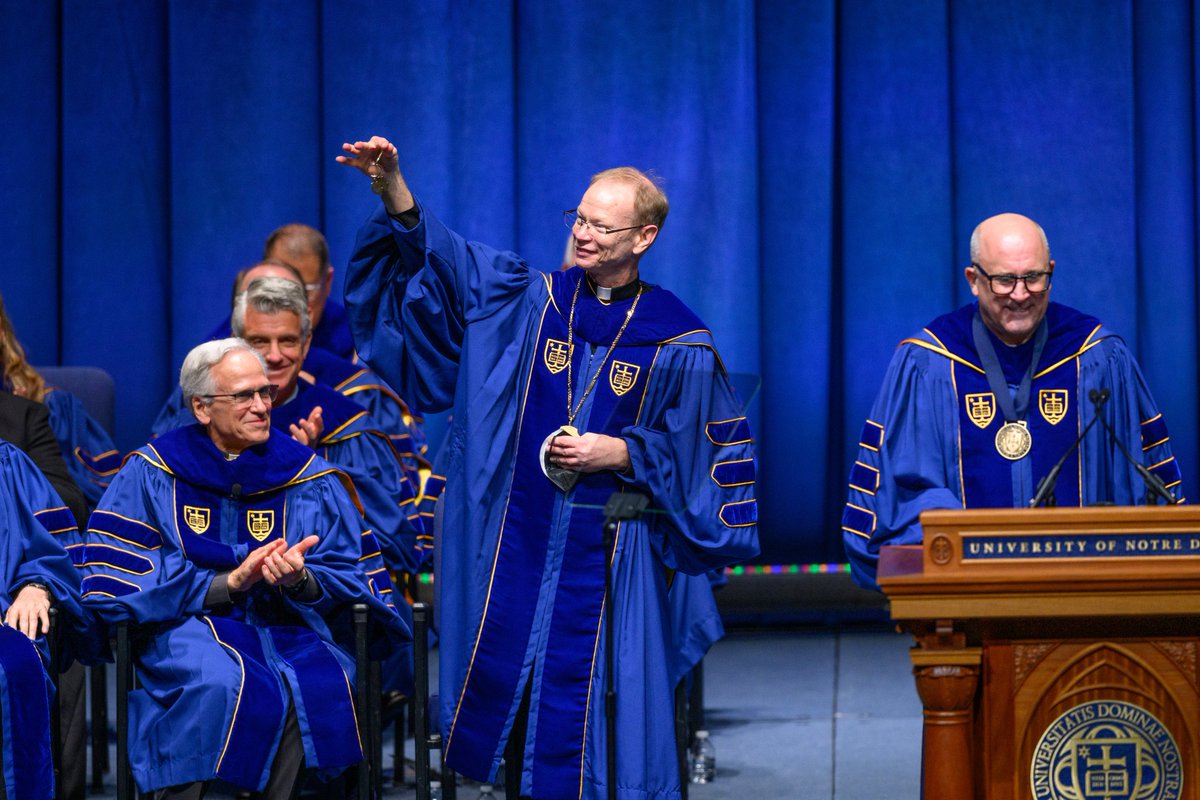 Claire Early, Editor-in-Chief, writes on the inauguration of Fr. Dowd for our cover story this issue. scholastic.nd.edu/issues/a-humbl…