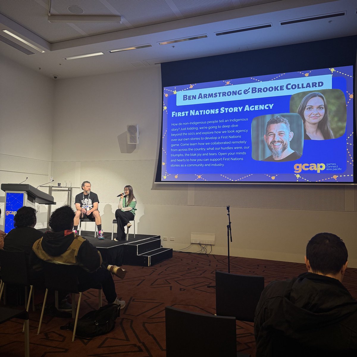 If you’re at GCAP and you make games in Australia and you’re not hearing this talk wtf are you doing frankly