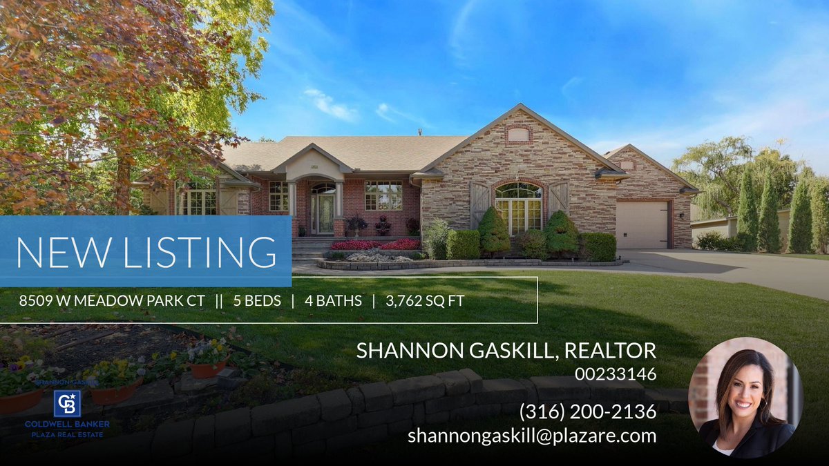shannon_gaskill's tweet photo. 📍 New Listing 📍 Take a look at this fantastic new property that just hit the market located at 8509 W Meadow Park Ct in Wichita. Reach out here or at (316) 200-2136 for more information

Shannon Gaskill
Coldwell Banker Plaza Real... https://t.co/mfu5k3hL2S https://t.co/shmNrZURfd