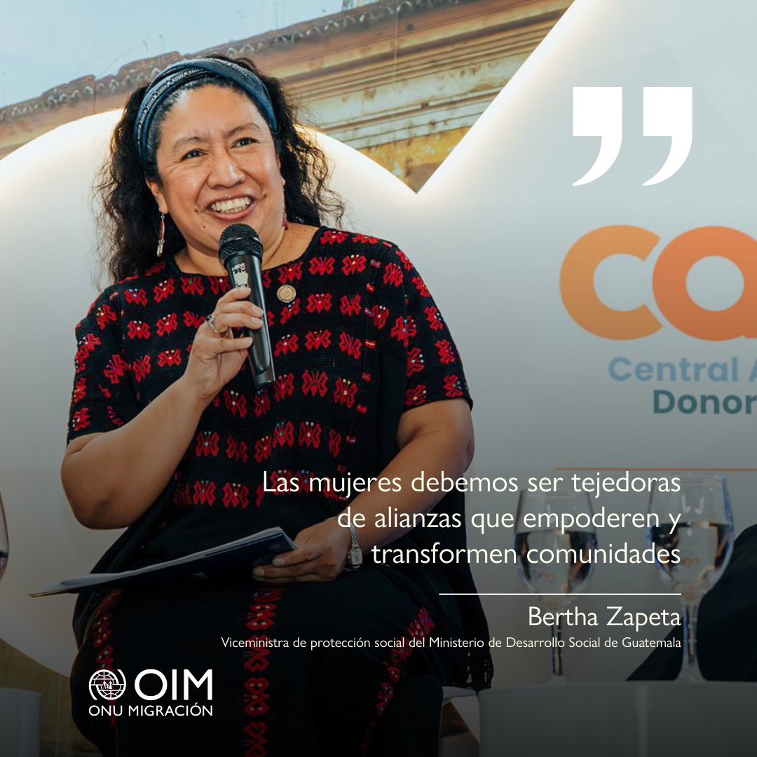 OIM Guatemala (@oimguatemala) on Twitter photo “Las mujeres debemos ser tejedoras de alianzas que empoderen y transformen a las comunidades.” - <a href="/bzapetagt/">Bertha Zapeta</a> <a href="/Midesgt/">Ministerio de Desarrollo Social</a>
Panel #CADF2024 - <a href="/SeaIF/">Seattle International Foundation</a> ▫️ "Modelos innovadores para el empoderamiento de las mujeres indígenas en Guatemala". “Las mujeres debemos ser tejedoras de alianzas que empoderen y transformen a las comunidades.” - <a href="/bzapetagt/">Bertha Zapeta</a> <a href="/Midesgt/">Ministerio de Desarrollo Social</a>
Panel #CADF2024 - <a href="/SeaIF/">Seattle International Foundation</a> ▫️ "Modelos innovadores para el empoderamiento de las mujeres indígenas en Guatemala".