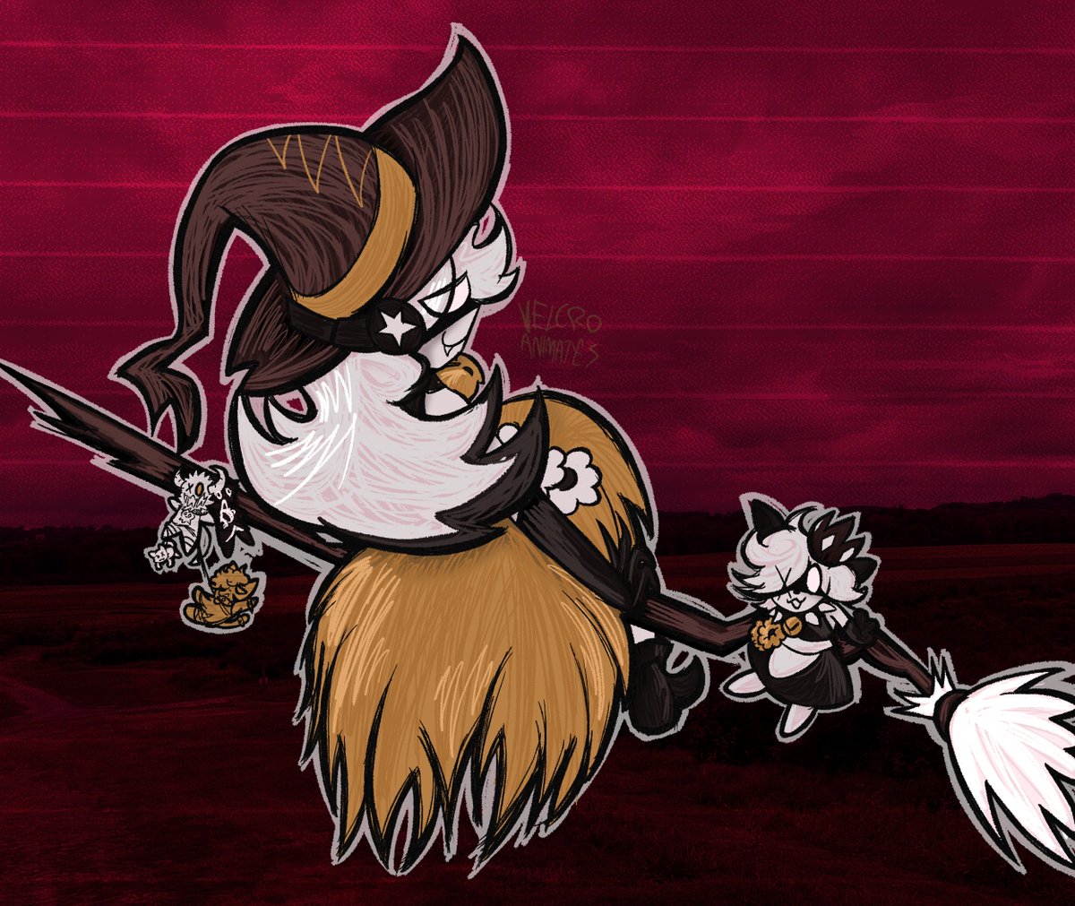 velcro_animates's tweet image. evil witch hellooo