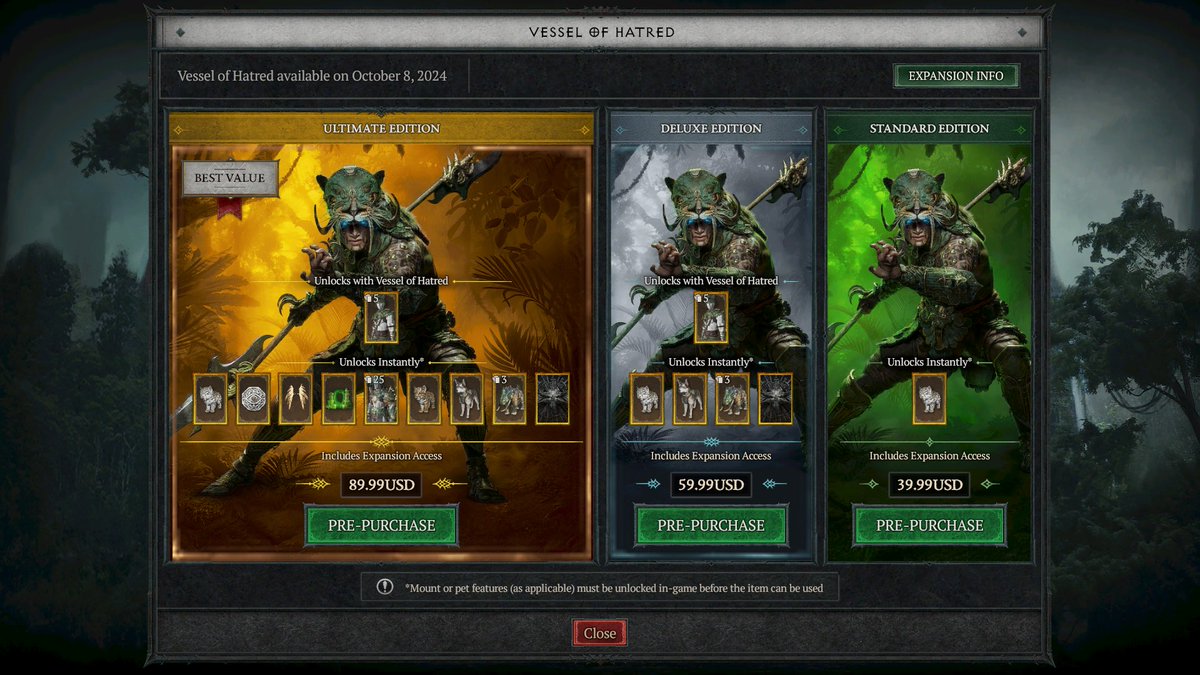 🐍Diablo IV: Vessel of Hatred is out now🐍

And thanks to <a href="/Blizzard_ANZ/">Blizzard ANZ</a> I am giving away SIX ULTIMATE Edition's of VoH.

These are NOT Region Locked, so ANYONE can enter.

3 chances here &amp; 3 chances on stream (just come watch for chance)!

✅Follow
💚Like
♻️RT

3 x Twitter