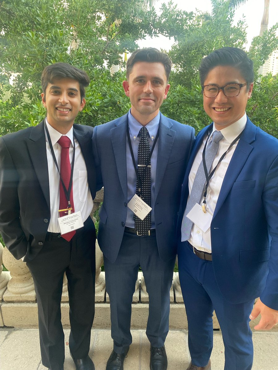 Abhishek Chakraborty (@abhiichakra) on Twitter photo Had a great time taking a break from my surgery clerkship to present our work on Antegrade vs Retrograde Cerebral Perfusion for Aortic Dissection Repairs <a href="/ECTSS_CTsurg/">Eastern Cardiothoracic Surgical Society</a> !
Great talks and fun with some friends too 🫀
<a href="/RutgersCTSurg/">Rutgers Cardiothoracic Surgery</a> <a href="/RWJMS/">Rutgers RWJMedSchool</a> Had a great time taking a break from my surgery clerkship to present our work on Antegrade vs Retrograde Cerebral Perfusion for Aortic Dissection Repairs <a href="/ECTSS_CTsurg/">Eastern Cardiothoracic Surgical Society</a> !
Great talks and fun with some friends too 🫀
<a href="/RutgersCTSurg/">Rutgers Cardiothoracic Surgery</a> <a href="/RWJMS/">Rutgers RWJMedSchool</a>