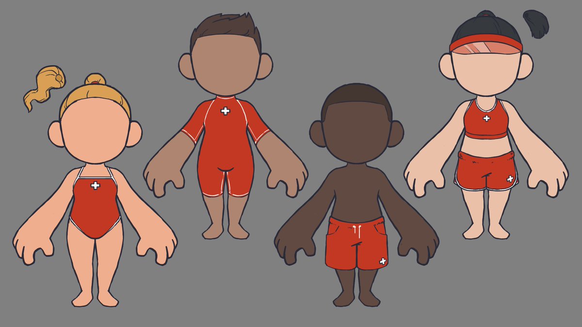 StarwrksStudios's tweet photo. Check out some early concept to our lifeguarding game! 🌟 Let us know what you think of the monsters 👀 #indiedev #conceptart #indiegame https://t.co/nde2bN67wZ