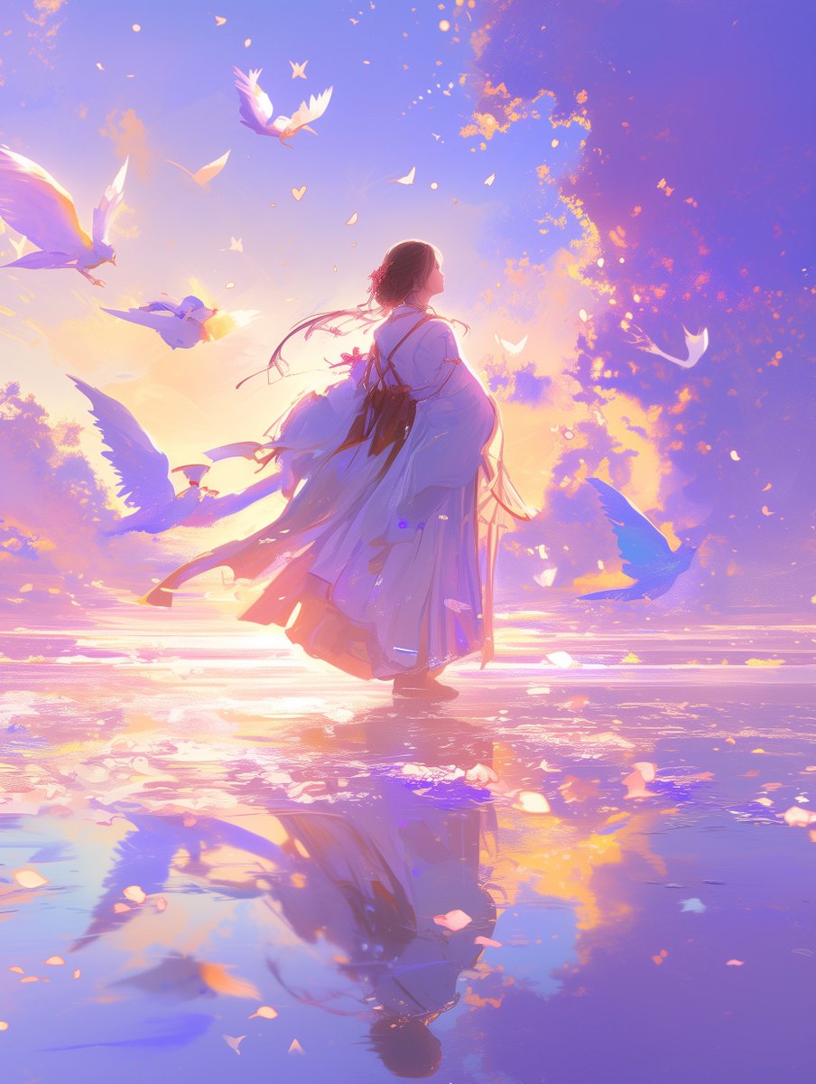 rayer25's tweet photo. All: Listen to the echoes of harmony in the silence of dawn; they guide you towards peace and unity with all. #theChakraHarmonizers #chakrawisdom https://t.co/naymBO5G8N