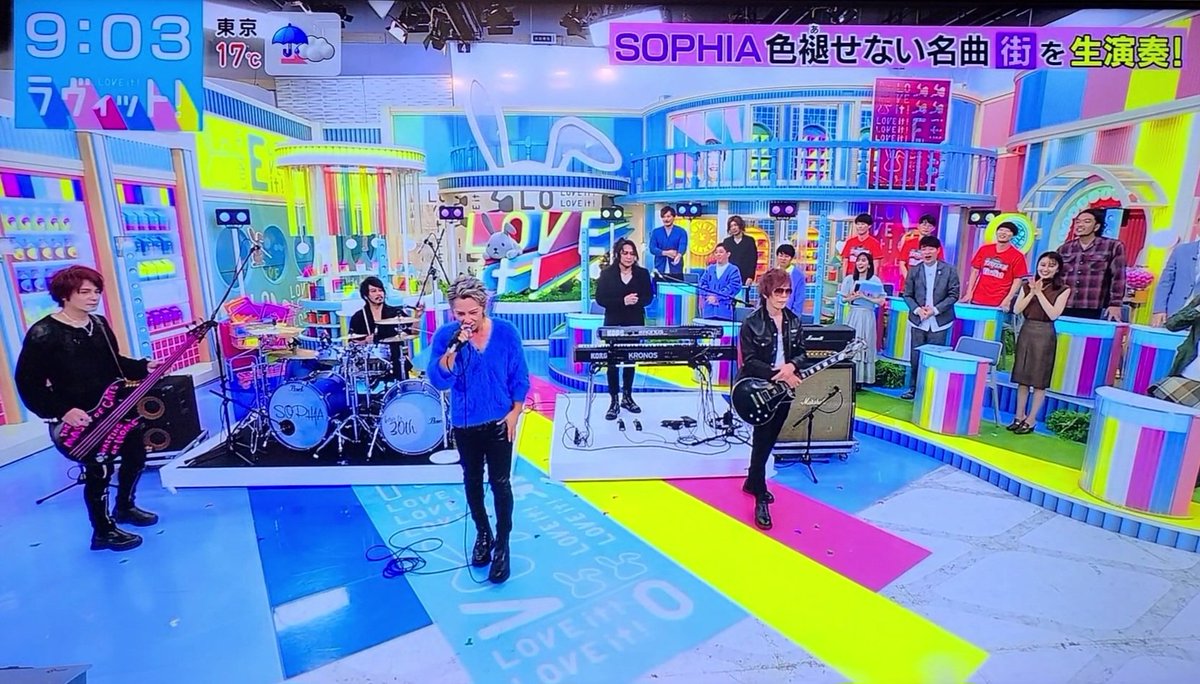 SOPHIAが街と黒いブーツ生歌唱！懐かしい☺️ 松岡充が若すぎて