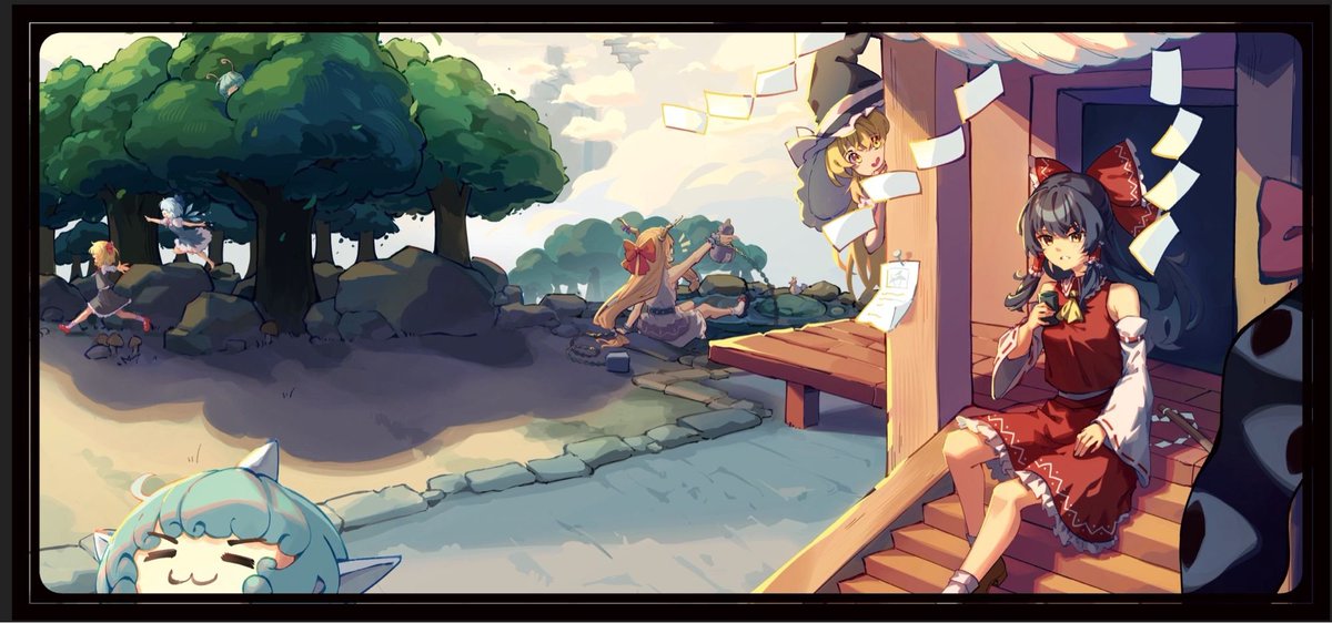 井ノ上たきな ,錦木千束 「Hello  #PortfolioDay I like drawing anim」|Yoku @ MofuBuns merchのイラスト