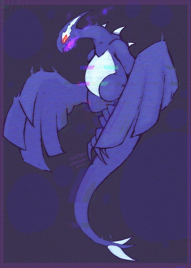 Zoeduhu's tweet photo. Shadow Lugia doodle.
I use to draw Lugia a lot back in 2012 and feel very rusty aha. https://t.co/Wjm085Gjra