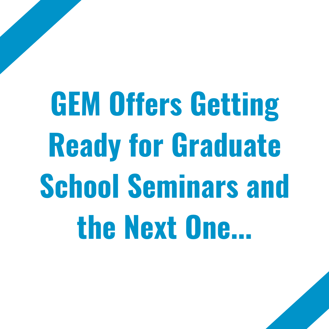 GEMFellowship's tweet photo. Register here: https://t.co/lQhZeNuBL4

#GEM #GRADLab #GradLabs #fellowships #STEM #engineering #phd #freetuition #advancingscientificimpact #westillseescientisticimpact #hiddengems https://t.co/vIp2G3T88l