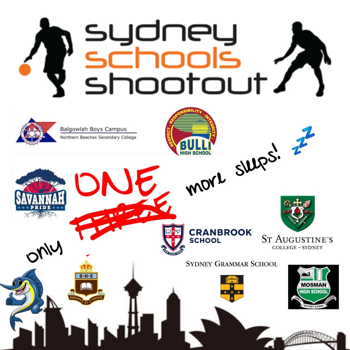 Our boys are ready for the challenge! #BulliBallers #PublicAndProud #SydneySchoolsShootout