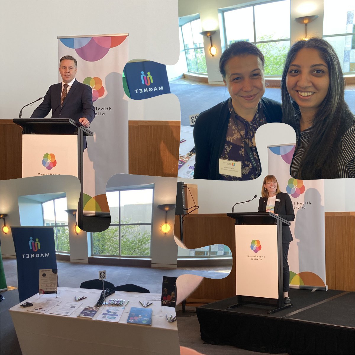 Thank you to <a href="/AUMentalHealth/">Mental Health Australia</a> for having us at the Mental Health Expo in Canberra. It’s been a great morning so far connecting with peers, members of parliament and colleagues.

#MAGNET #MentalHealthAustralia #ParlimentHouse #MentalHealthAwareness #ClinicalTrials