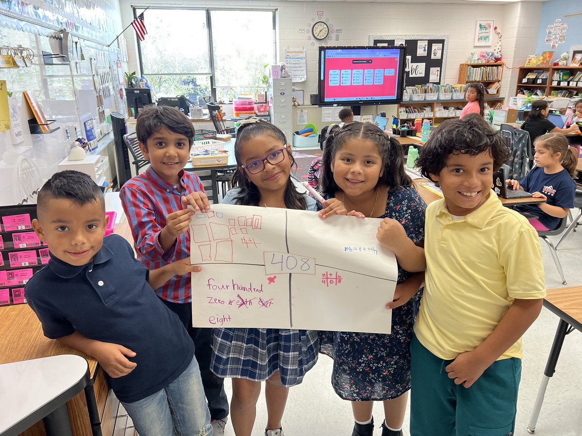 Representing 3 digit numbers in different forms by doing our first Math Learning Experience <a href="/LCPSOfficial/">LCPS News</a> <a href="/PotowmackES/">Potowmack Elementary School</a>