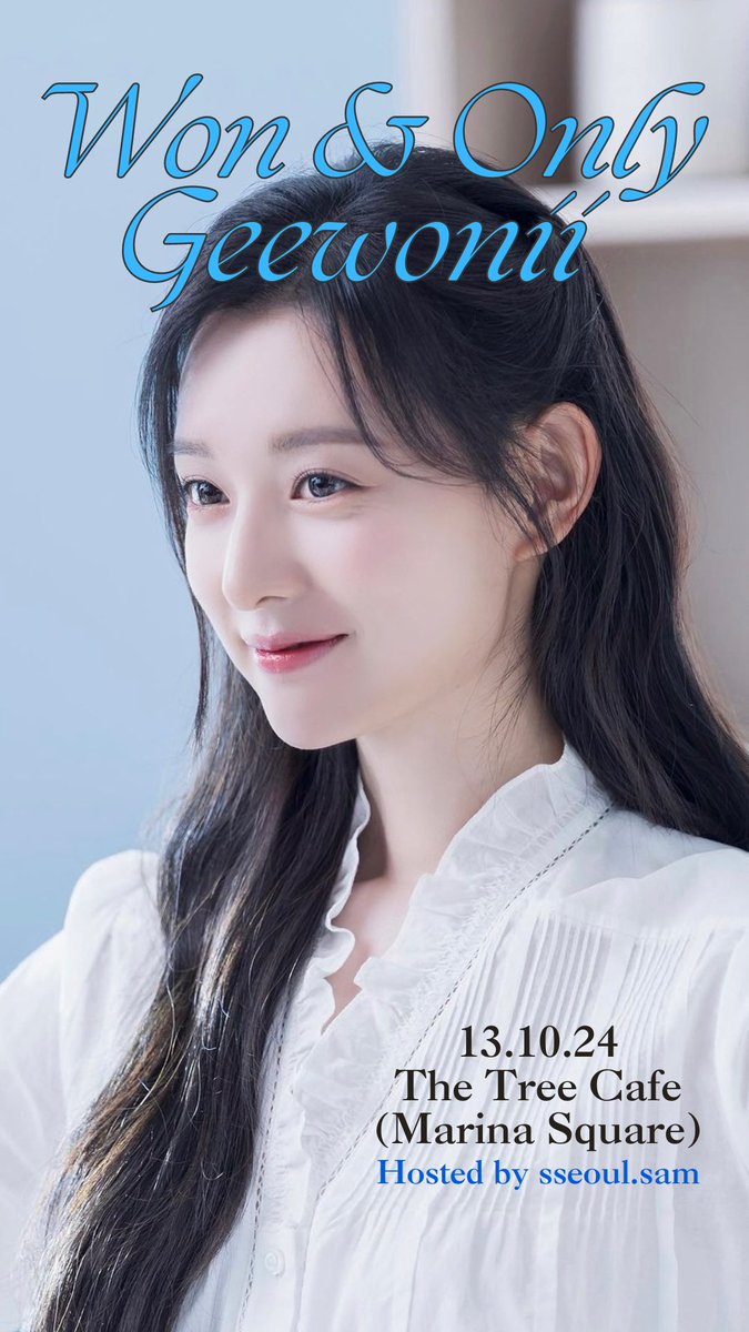 sseoulsam's tweet photo. 3 months of hard work & lots of money spent all for Jiwon 🍀 Hope to see you guys there 💙
📍The Tree Cafe (Marina Square)
⏰ 13 October 2024 (12pm-6pm)
#KIMJIWON #김지원 #金智媛 #queenoftears #kdrama #눈물의여왕 #kdramaedit #queenoftearsedit https://t.co/yC0LLxZlNZ