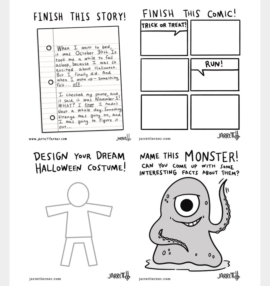 Jarrett_Lerner's tweet photo. Did you know I’ve got a bunch of FREE Halloween-themed activities at my website? Find all of them and hundreds more here: https://t.co/elSYH2RSrp https://t.co/qdM3uGTzrl