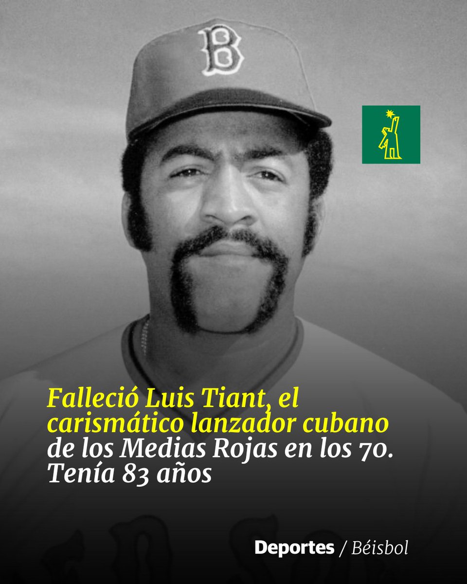 DiarioLibre's tweet photo. ⚾ | #Béisbol | Al momento de su deceso, Tiant vivía en Maine y tanto Grandes Ligas como los Medias Rojas confirmaron su muerte
🔗https://t.co/XzYzQFBTzw
#DiarioLibre #Noticias #Tiant #Maine #Lynn #Boston #California https://t.co/ffgQnDDIKF