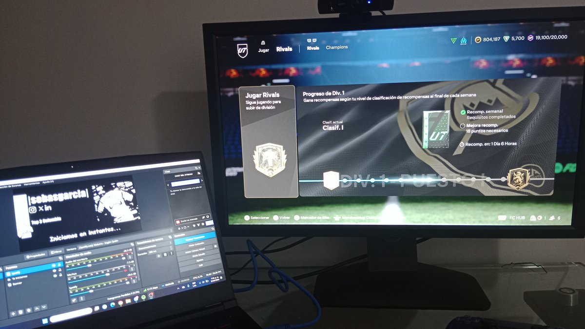 EN VIVO!!!

Llegando a División Elite en Rivals / Top 6 Ladder LATAM North / Preparando el Qualy 

twitch.tv/lsebasgarcial