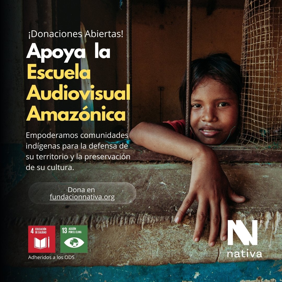 FundacionNativa's tweet image. ¡Al fin! Iniciamos nuestra campaña de donaciones para financiar la Escuela Audiovisual Amazónica que realizaremos en la comunidad San Miguel del Bala, Bolivia. ¡Apóyanos!  fundacionnativa.org/escuela-audiov…