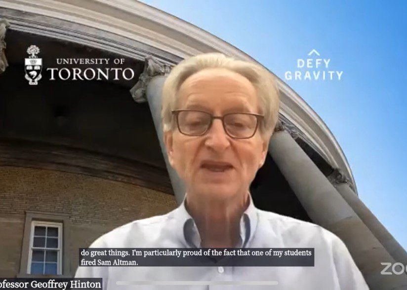 ns123abc's tweet image. LMFAOOOO Geoffrey Hinton cooked @sama