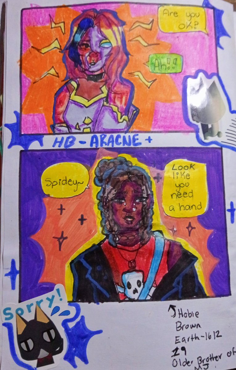 starsmoon_23's tweet photo. Drawing More people of ailin earth
#spidersona #ocart #sketchbook #doodleart https://t.co/a7K0mBDJSx