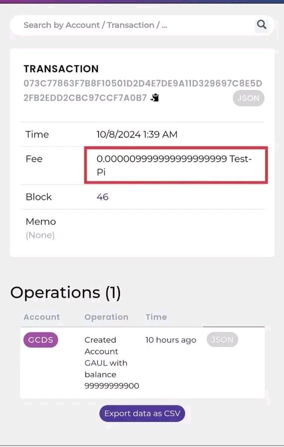 After the Testnet2 version was updated a few hours ago officially on the Pi blockchain, we have seen that the transaction fee has shown signs of adjustment down to 0.0000099 Pi here. With this transaction fee, we will have more basis to see the true value of Pi