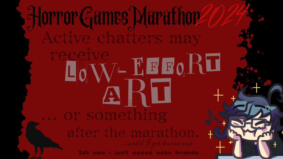 typhonist's tweet photo. ...so stop on by! I would love to chat with fellow fans of pixel horror, as well as maybe be able to use my own dang emotes in my friends' streams (2/2) https://t.co/FaiFfklhwo
