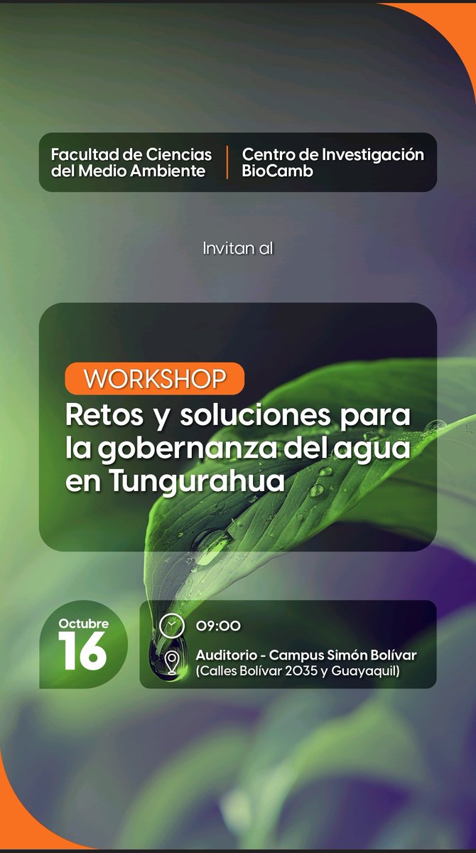 Evento presencial en Ambato