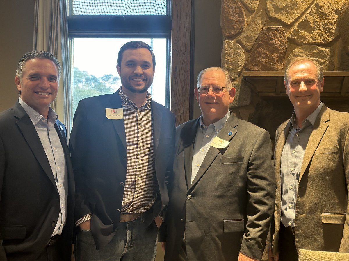 It was great to host my good friends, Senate President @SenTyMasterson, Speaker of the House <a href="/DanHawkinsKS/">Dan Hawkins</a> and Congressman <a href="/TraceyMannKS/">Tracey Mann</a>, in SW Kansas this evening discussing Ag and the economy. Thanks for all you do for our state and country! #ksleg