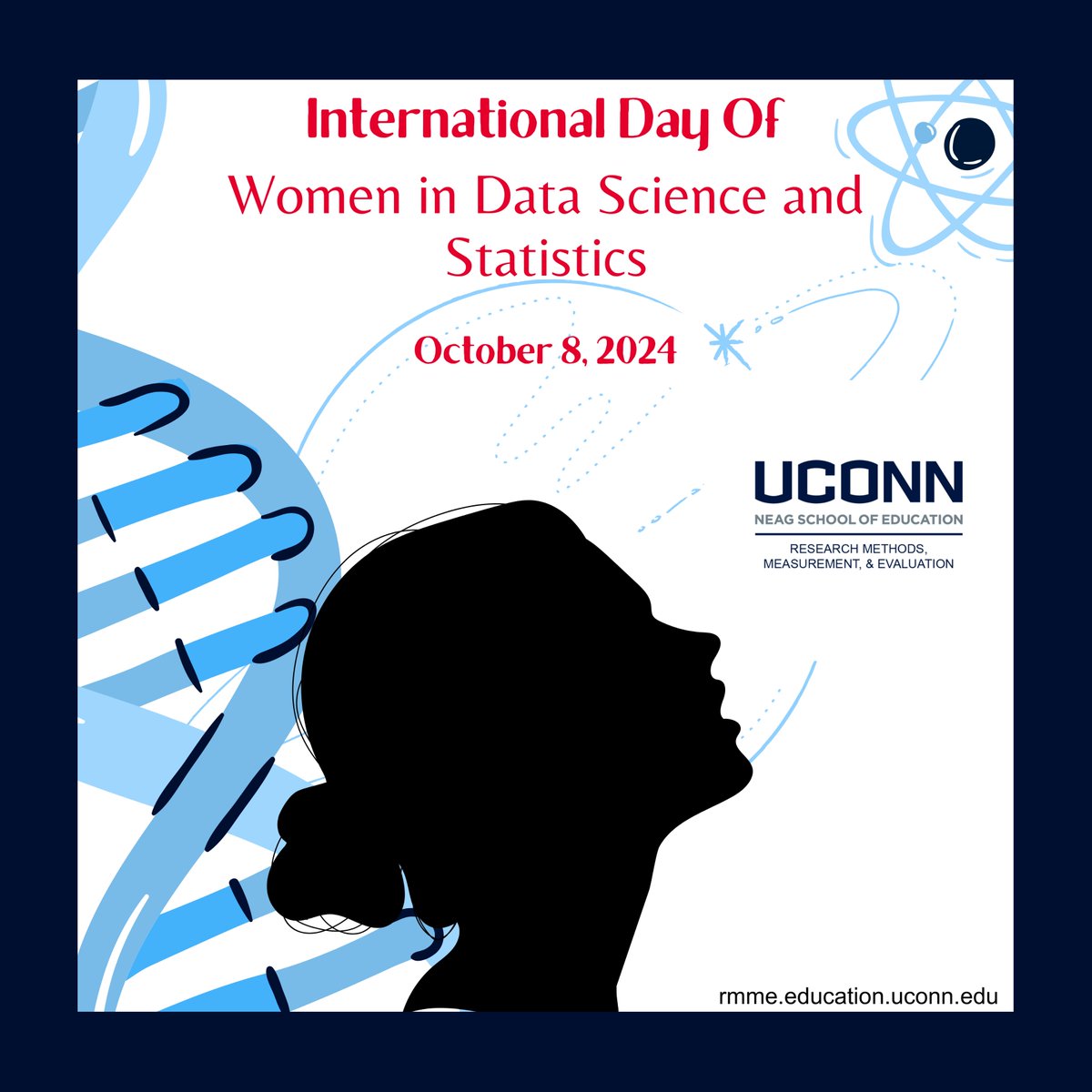 UConn_RMME's tweet photo. Today, RMME celebrates the outstanding work of women in #DataScience & #Statistics, including our very own RMME #faculty, Drs. D. Betsy McCoach & Kylie Anglin!!!
https://t.co/tk87LQ5RRC
#UConn #Online #Research #Methods #Measurement #Evaluation https://t.co/66UlVcsi0U