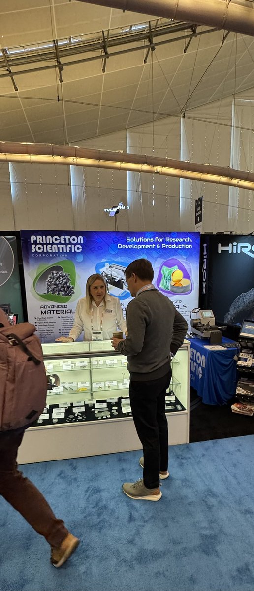 Princeton_Sci's tweet photo. Day 1 at the #AMU24 in Pittsburgh, PA. Please visit our booth # 830 tomorrow to learn more about #AdvancedMaterials and #Wiresaw technology. https://t.co/uOJwD8cG6a