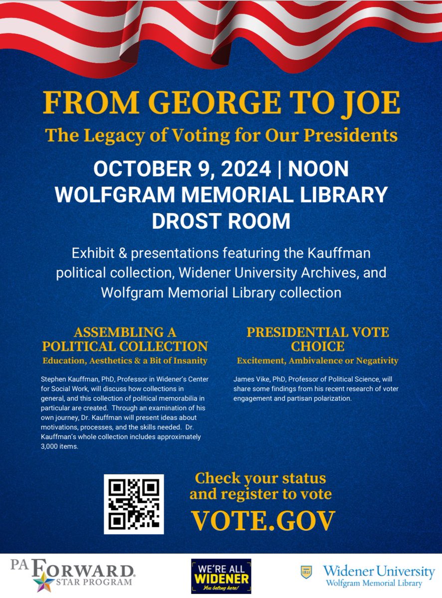 Tomorrow! #widenervotes