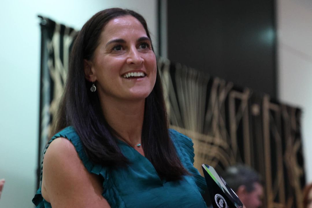 Amy Carter of Oconee County Middle School was named as Oconee County Schools 2024-2025 district teacher of the year at a banquet celebrating each of the school’s teachers of the year tonight. “I love my job and it really brings me joy that you can see that,” Carter said.