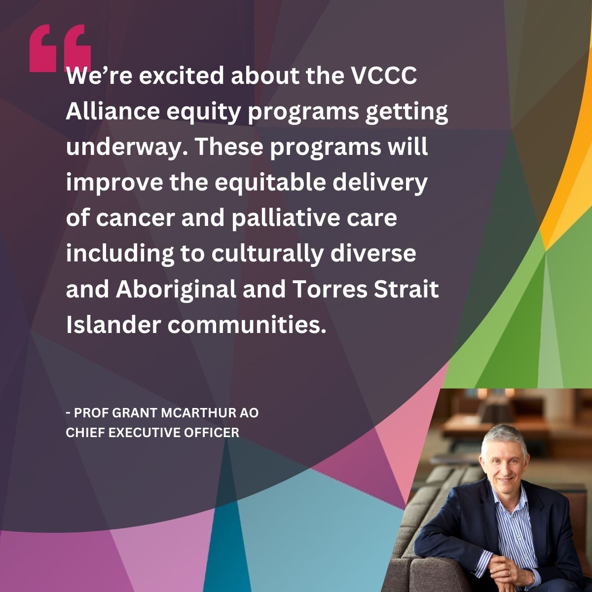 VCCC Alliance (@vcccalliance) on Twitter photo Palliative care for cancer patients, the Victorian Cancer Plan, and highlights from the European Society for Medical Oncology annual event. It's all here in the latest Alliance newsletter message from our CEO <a href="/Prof_G_McArthur/">Chief Executive Officer VCCC Alliance</a>! Read it now: bit.ly/3XTsui2 Palliative care for cancer patients, the Victorian Cancer Plan, and highlights from the European Society for Medical Oncology annual event. It's all here in the latest Alliance newsletter message from our CEO <a href="/Prof_G_McArthur/">Chief Executive Officer VCCC Alliance</a>! Read it now: bit.ly/3XTsui2