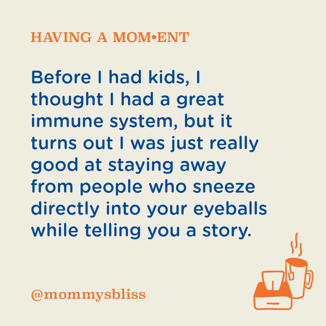 MommysBliss's tweet photo. It doesn't matter how many times you ask them to "COVER YOUR MOUTH" - they just can't seem to get the hang 🫠. Here's to preemptively building our immune systems, mamas! https://t.co/WuUP30QC62