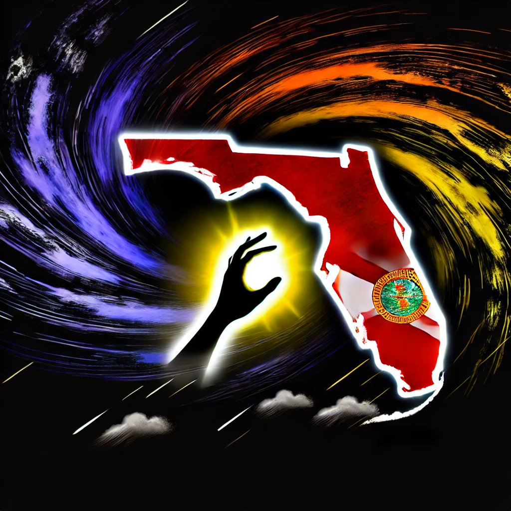 FloridaForPray's tweet photo. 🚨 URGENT: Hurricane Milton is closing in on Florida! We need to come together NOW! 🌪️💥 Share this and spread the word—every voice, every action counts! Let’s protect each other and stay strong. Florida, we got this! 💪💙 #HurricaneMilton #FloridaStrong #ActNow #StaySafe #SpreadTheWord