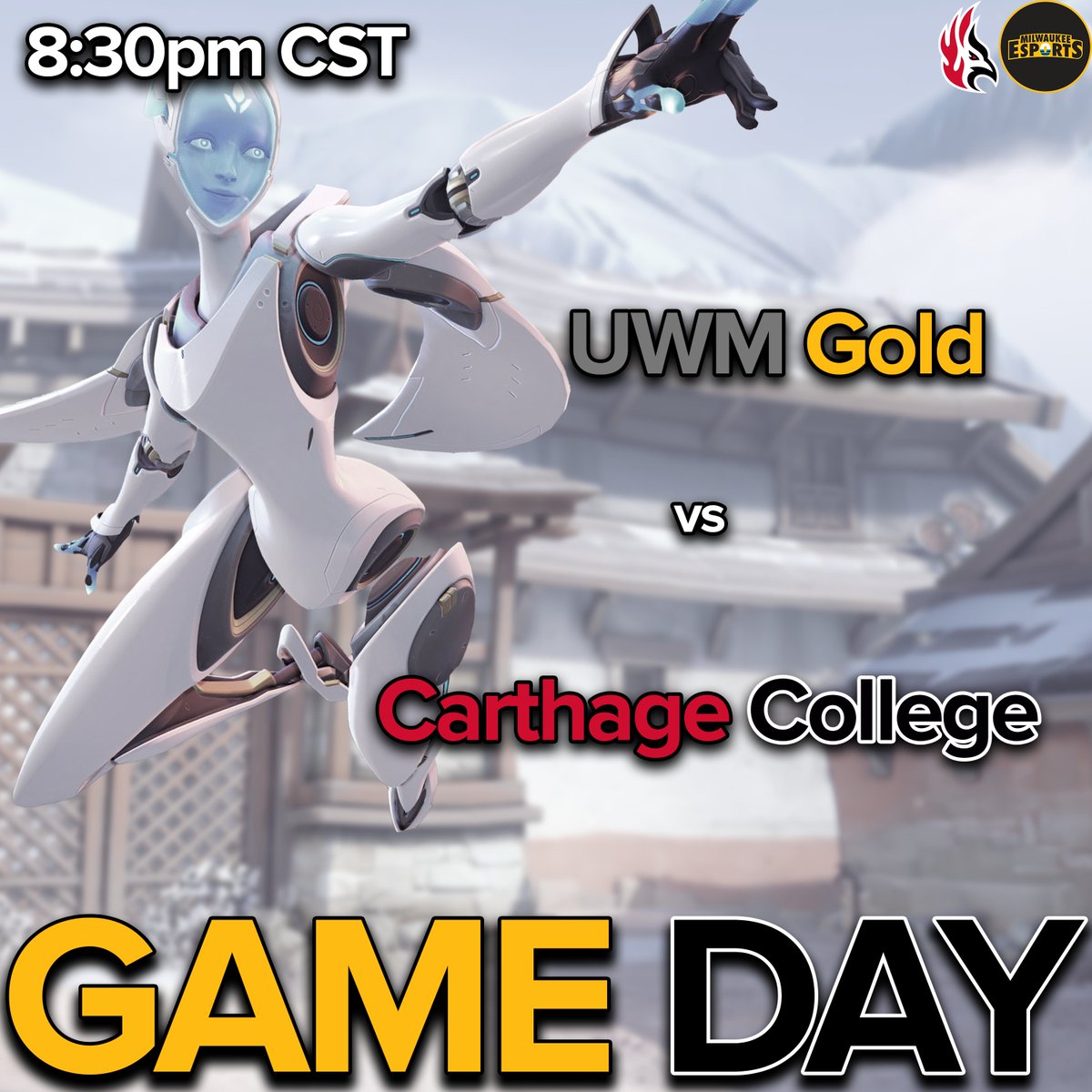 Our Overwatch Gold Team swings back into action tonight against <a href="/CarthageEsports/">Carthage Firebirds Esports</a> in the 5th round of <a href="/OWMMTournament/">Overwatch Midwest Madness</a> Check out the streams!!! 8:30pm CST!!!

Main Stream - twitch.tv/uwmesports
Co-Stream - twitch.tv/ifrosthecate

#UnitedWeRoar 🐾
🎨by <a href="/iitsSpicy/">iitsSpicy</a>