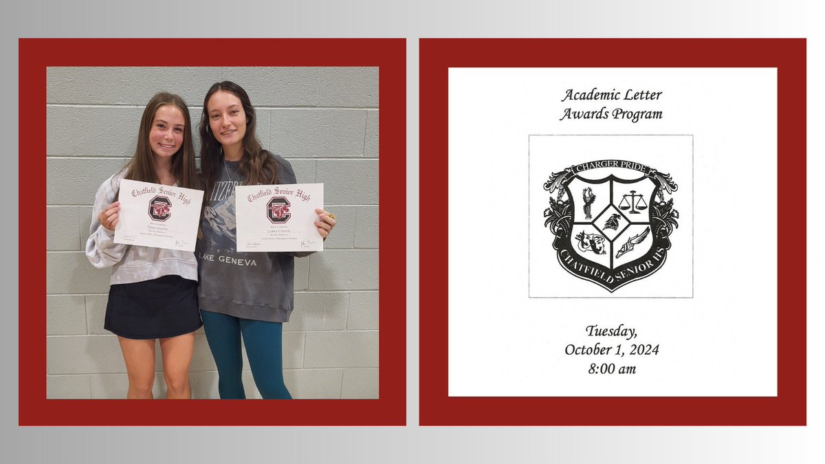 Gold Academic Letter for being a 3X recipient. And it's the only year it could ever happen - my sister and I each awarded an Academic Letter!