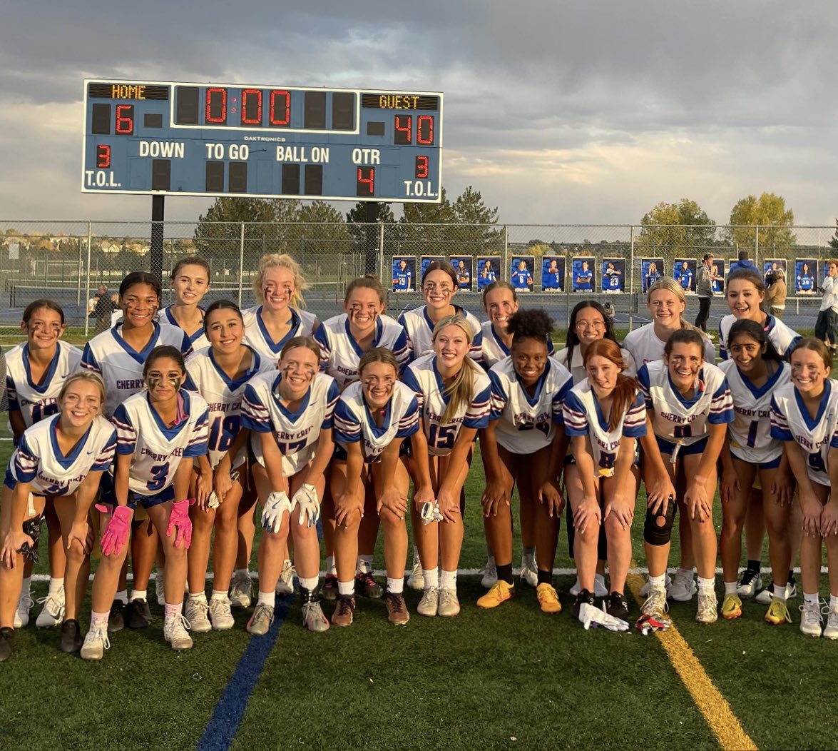 Cherry Creek Schools Athletics & Activities (@ccsdathact1) on Twitter photo CCSD Flag Football: Cherry Creek clinches the Centennial with the 40-6 win over Grandview on Tuesday afternoon. Congrats to the Bruins! <a href="/creeksports/">WilkinsAD</a> <a href="/CreekAthletes/">Brynn Thomas</a> <a href="/Grandview_HS/">GrandviewHS</a> <a href="/SmokySports/">Smoky Hill Athletics</a> <a href="/aurorasports/">Sentinel Prep Sports</a> CCSD Flag Football: Cherry Creek clinches the Centennial with the 40-6 win over Grandview on Tuesday afternoon. Congrats to the Bruins! <a href="/creeksports/">WilkinsAD</a> <a href="/CreekAthletes/">Brynn Thomas</a> <a href="/Grandview_HS/">GrandviewHS</a> <a href="/SmokySports/">Smoky Hill Athletics</a> <a href="/aurorasports/">Sentinel Prep Sports</a>