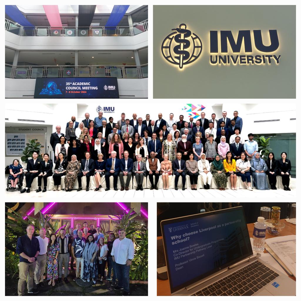 Jo Bowles (@joannebowles78) on Twitter photo A great few days <a href="/IMUMalaysia/">IMU Malaysia</a> 35th Academic Council meeting. Collaborative partnerships, enthusiastic students, podcasts, sharing experiences and promoting Dental Therapy for future partnership pathway students hoping to come to the UK. <a href="/BissellProf/">Prof Vince Bissell</a> <a href="/livunidentistry/">UoL School of Dentistry</a> <a href="/BADT1963/">British Association Dental Therapists</a> A great few days <a href="/IMUMalaysia/">IMU Malaysia</a> 35th Academic Council meeting. Collaborative partnerships, enthusiastic students, podcasts, sharing experiences and promoting Dental Therapy for future partnership pathway students hoping to come to the UK. <a href="/BissellProf/">Prof Vince Bissell</a> <a href="/livunidentistry/">UoL School of Dentistry</a> <a href="/BADT1963/">British Association Dental Therapists</a>