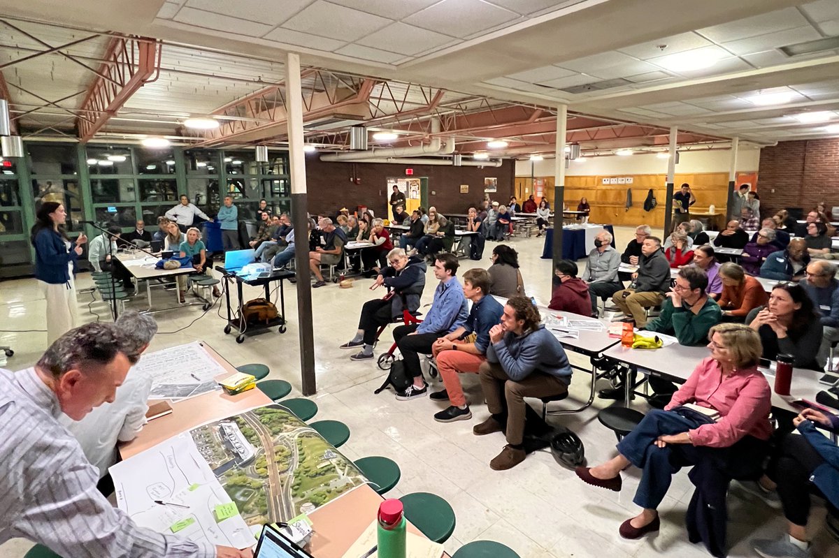 Tonight we had an excellent community meeting hosted by the Cambridgeport Neighborhood Association, where I made a brief presentation on immediate safety upgrades coming to Memorial Drive in the vicinity of the BU Bridge, the BU Boathouse, and the Magazine Beach outdoor fitness