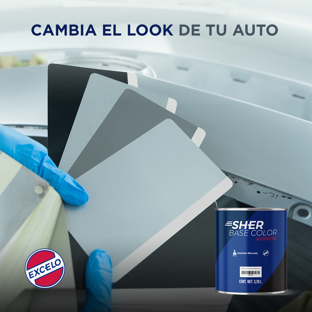 SWautomotiveMx's tweet image. Tu auto volverá a lucir con Sher Base Color, excelente igualación de color y alto poder cubriente.

#SherwinWilliamsAutomotive #Excelo #RepintadoAutomotriz