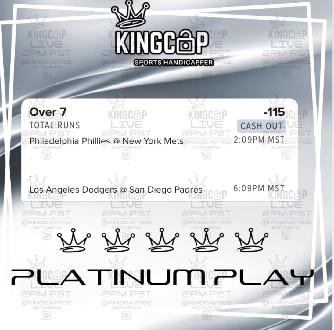 kingcapsports_'s tweet photo. 𝑶𝒏𝒆 𝑫𝒐𝒘𝒏, 𝑶𝒏𝒆 ����𝒐 𝑮𝒐! ✅

𝗛𝗮𝗹𝗳𝘄𝗮𝘆 𝗧𝗼 𝟮/𝟬 💰
𝗡𝗟𝗗𝗦 𝗠𝗮𝘁𝗰𝗵𝘂𝗽 𝗖𝗮𝘀𝗵𝗲𝘀, 𝗘𝘃𝗲𝗻 𝗠𝗼𝗻𝗲𝘆 𝗙𝗹𝗶𝗽

𝗦𝗼𝗺𝗲𝗯𝗼𝗱𝘆 𝗚𝗲𝘁 𝗧𝗵𝗶𝘀 $𝟮𝟬 𝗢𝗳𝗳 𝗠𝘆 𝗖𝗮𝘀𝗵𝗔𝗽𝗽
𝗟𝗶𝗸𝗲/𝗥𝗧 𝗪𝗶𝘁𝗵 𝗔 𝗦𝗗/𝗟𝗔 𝗙𝗶𝗻𝗮𝗹 𝗦𝗰𝗼𝗿𝗲! 😎 https://t.co/AlN9mN2Wwv
