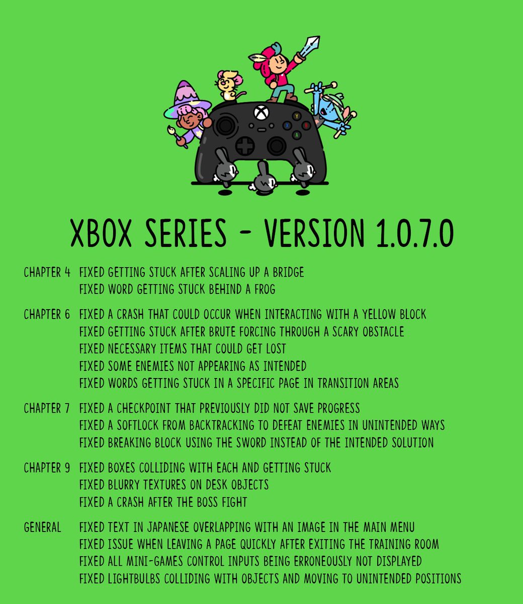 New updates for PlayStation and Xbox are out today as well!