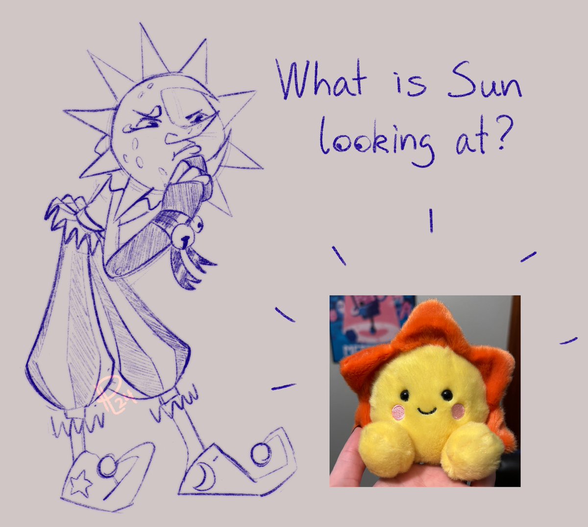 starlitbug's tweet image. “Hmmmm. His eyes aren’t…. GoOgLy enough… 🤔”