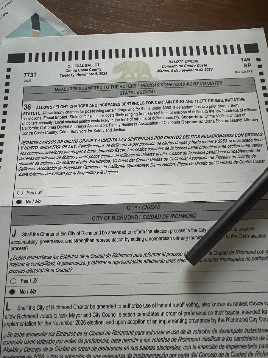 One more #NoOnProp36!